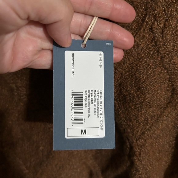 Target Brown Cowl Neck Sweater - Picture 2 of 3